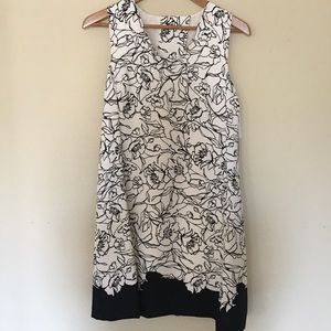 BRAND NEW CYNTHIA STEFFE print dress CAPE back